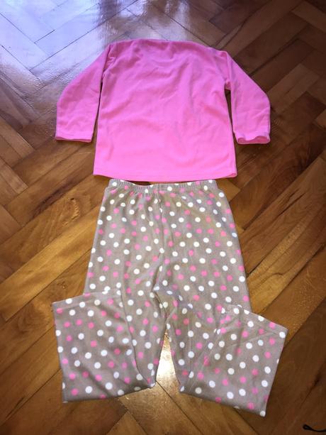 Dievčenské flísové pyžamko, 116