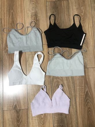 5 ks športových podprseniek, s