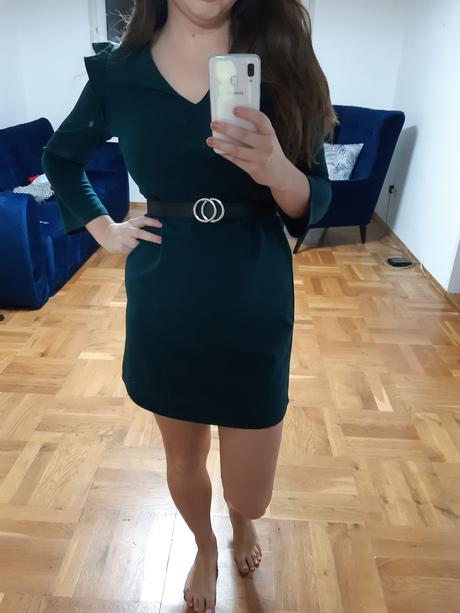 Smaragdove zelene saty, s