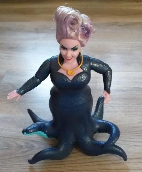 Nová bábika malá morská víla čarodejnica uršula, 