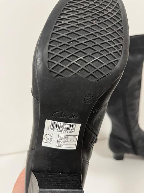Kožené čižmy clarks vel 41, clarks,41