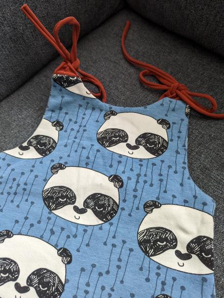 Sashe háremový overal panda, 9-18m, 86