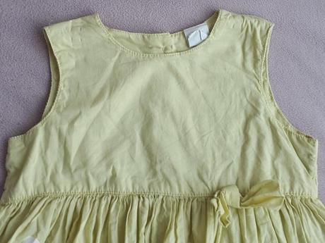 Zlte saty s potlacou h&m, h&m,86