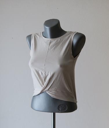 Dámsky béžový crop top fila fusion, fila,s