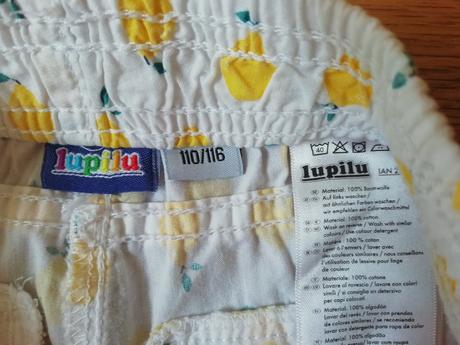 Kraťasy detské, veľkosť č.110, lupilu,110