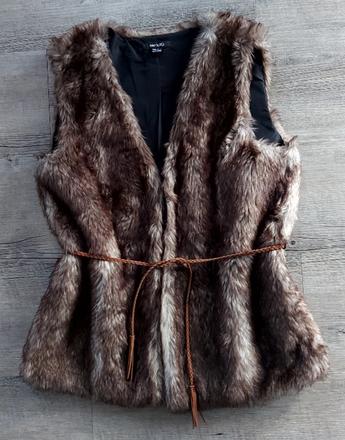 Kožušinová vesta 40/42, esmara,40