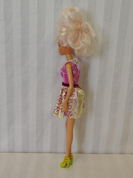 Retro blond bábika 31 cm, originál barbie sandále,