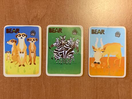 Kartičky bear fruit rolls, 