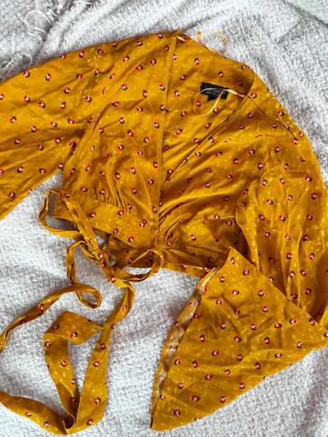 Top s viazaním, topshop,xs