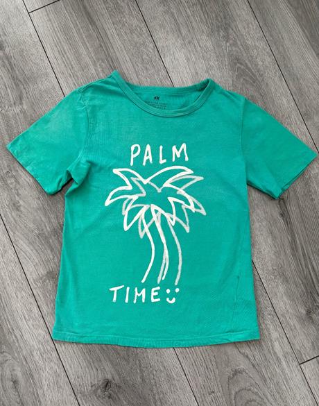 Palmové tričko veľ. 122/128, h&m,128