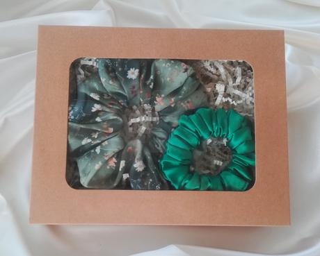 Darčekové balenie, set, doplnky na vlasy, gumičky, 