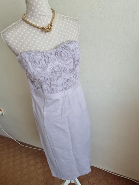 Levandulove korzetove saty orsay 38, orsay,38