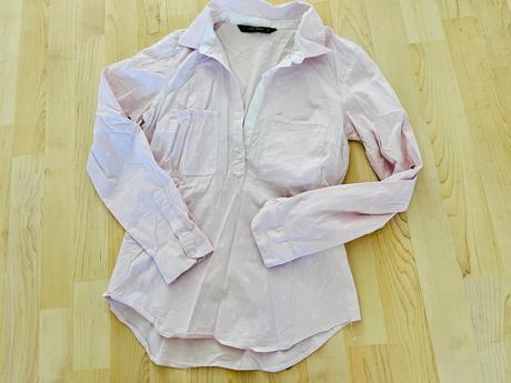 Zara ruzova koselova bluzka, zara,m