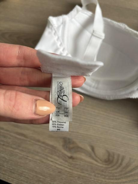 Podprsenka 75f biela, 75f