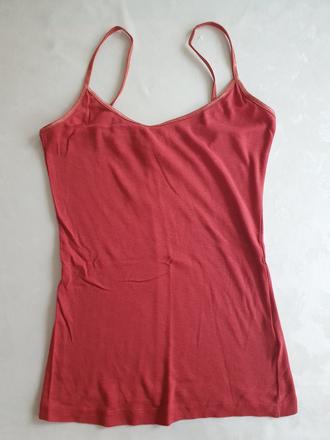 Tenke tielko camisole - tehlovy odtien, new look,s