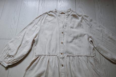 Ľanové šaty h&m linen blend, h&m,m