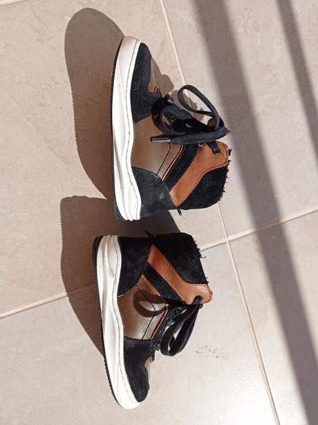 Prechodné kožené topánky friboo, 24