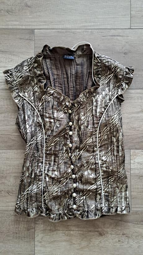 Bluzka zlato-hneda, 38