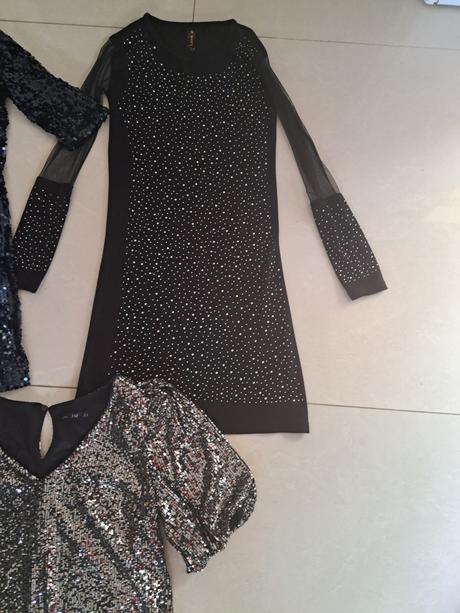 Čierne šaty, 5 kusov, cena spolu, s