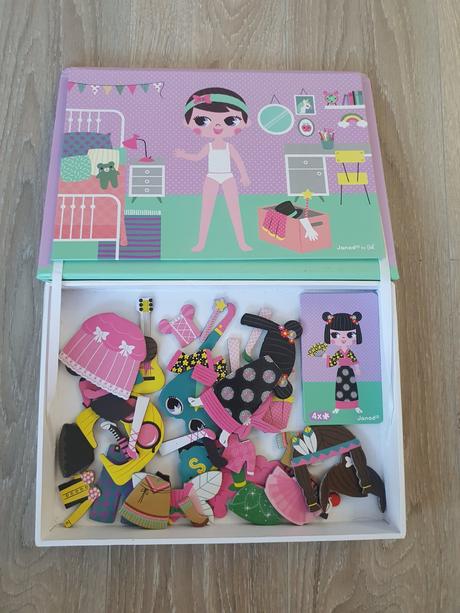 Magnetická kniha janod obliekanie,