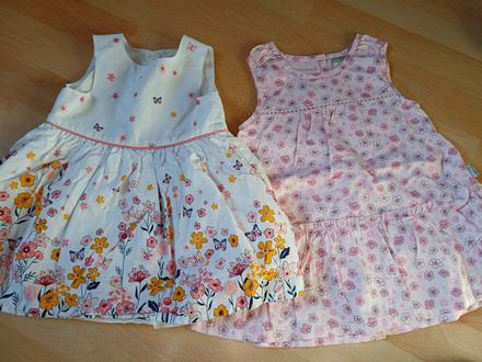 2x krasne letné šaty v.74/ 6-9mesiacov, name it,74