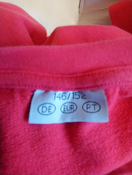 Sýto ružová mikina s motívom trinity, 146-152 cm, 152