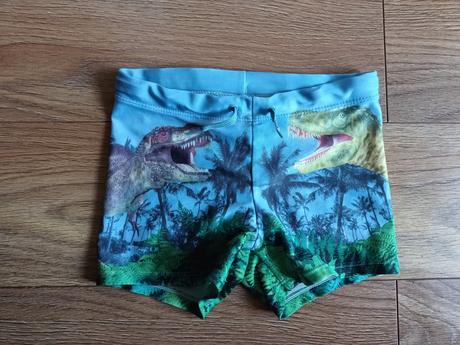 Plavky dinosaury 110/116, h&m,116