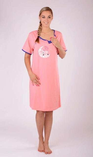Materská nočná košeľa na kojenie do pôrodnice, vienetta secret,36 - xxl