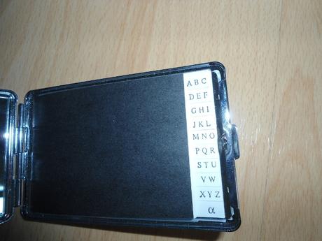 Kozmeticke zrkadlo so zapisnikom, 