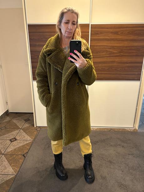 Teplý kabát, vero moda,xs