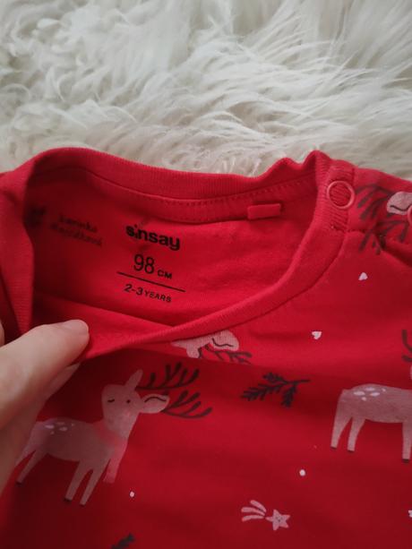Vianočné tričko, sinsay,98
