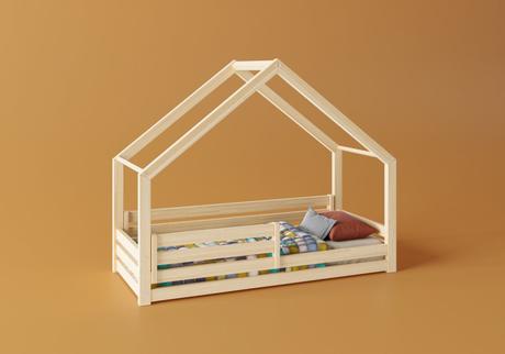 Drevená detská posteľ domček,rôzne veľkosti, šírka (cm): 80,dĺžka (cm): 200