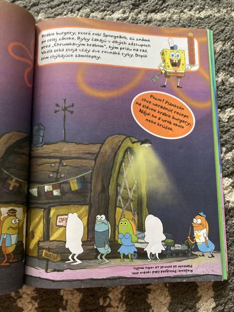 Spongebob knižka pre predškolákov,