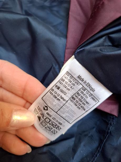 2 x bunda do dažďa, decathlon,140