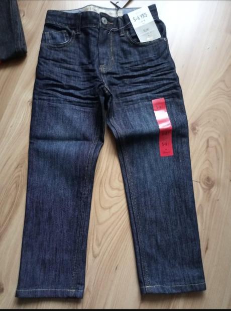 Nohavice nove rifle 116/122., 116