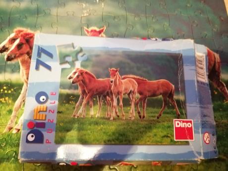 Puzzle koníky,