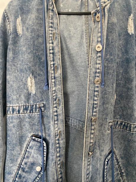 Predĺžená riflová bunda, m