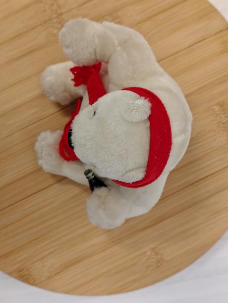 Zb. ľadový medveď s fľaškou coca-cola plush 2007,
