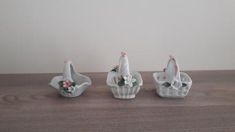 Porcelánové košíky,