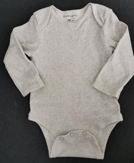 Body dlhý rukáv, fox & bunny,74