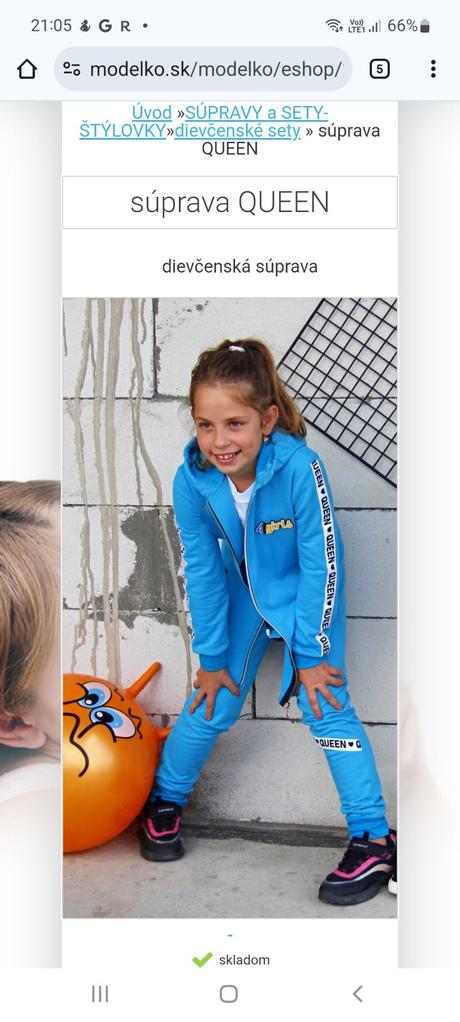 Tepláková súprava, modelko,116