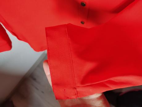 Oranžová voľná košeľa, m