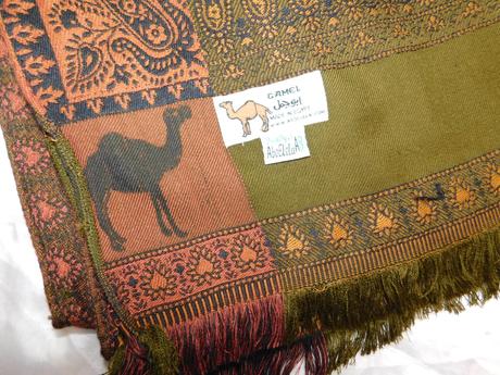 Camel krásny veľký šál/prehož, 4xl