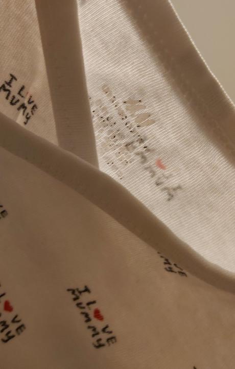 Zavinovacie body " i love mummy" h&m 62, h&m,62