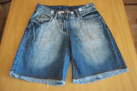 Dievčenské rifľové kraťasy, 152