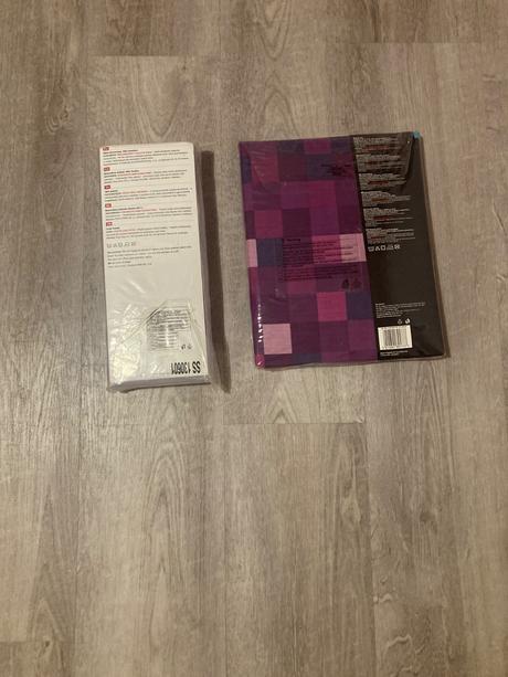 Nové obliečky f&f 140x200 + fialová plachta (set), 