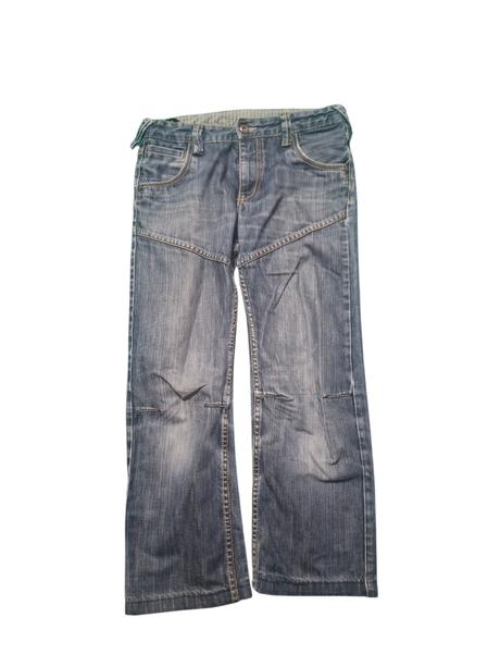 Dievčenské dlhšie rifľové trištvrťáky, 164