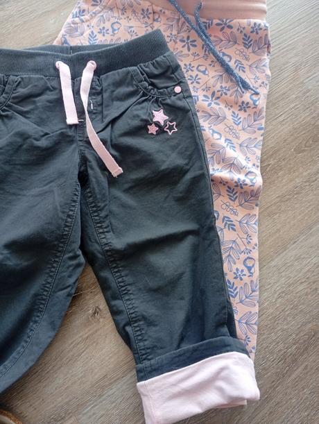 Zateplené nohavice plus tepláky, dopodopo,98
