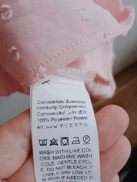 Jemná ružová blúzka, l