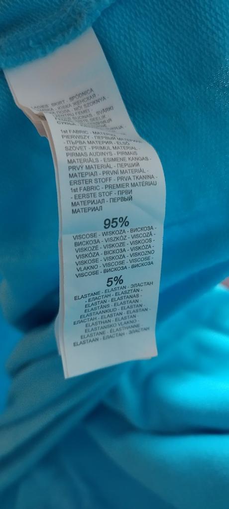 Azurovomodra maxi sukňa, reserved,46